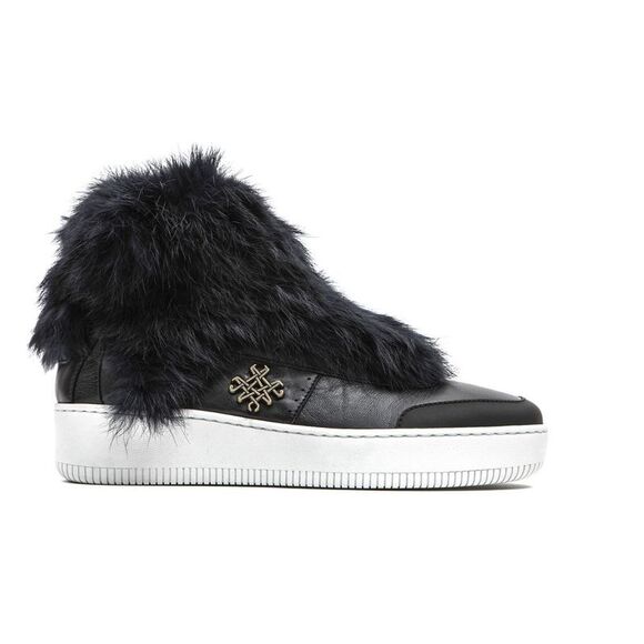Mr&Mrs Italy Blue Cotton Women's Sneaker - Picture 1 of 6